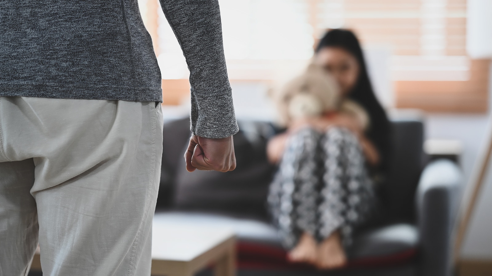 What Legal Options Do I Have If I’m Accused of Domestic Violence? 1 bigstock Aggressive Man With Clenched F 457656047